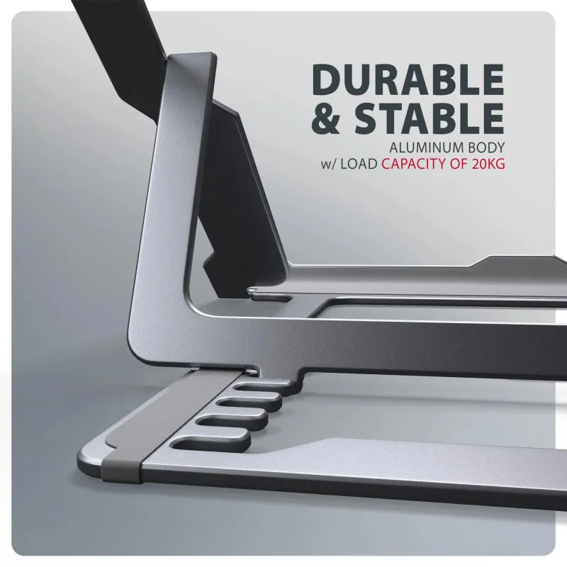 Nb acc stand 10-17.3-aluminum grey stnd-lag axagon