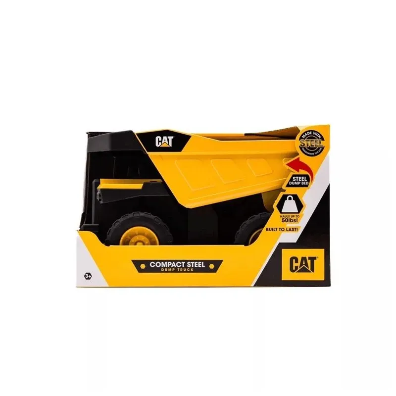 Rotaļlietu atkritumu vedējs Cat 83429. melna-dzeltena