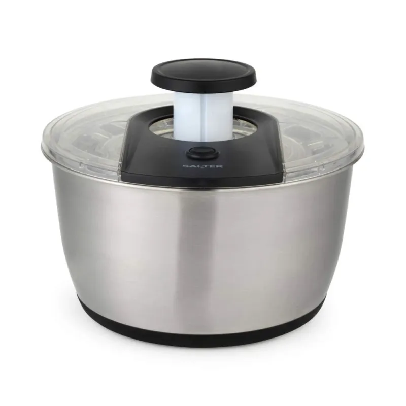 Salter BW14097 Salad Spinner 6L, Silver
