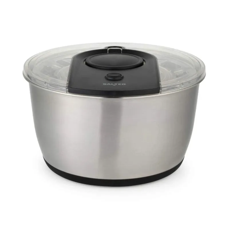 Salter BW14097 Salad Spinner 6L, Silver