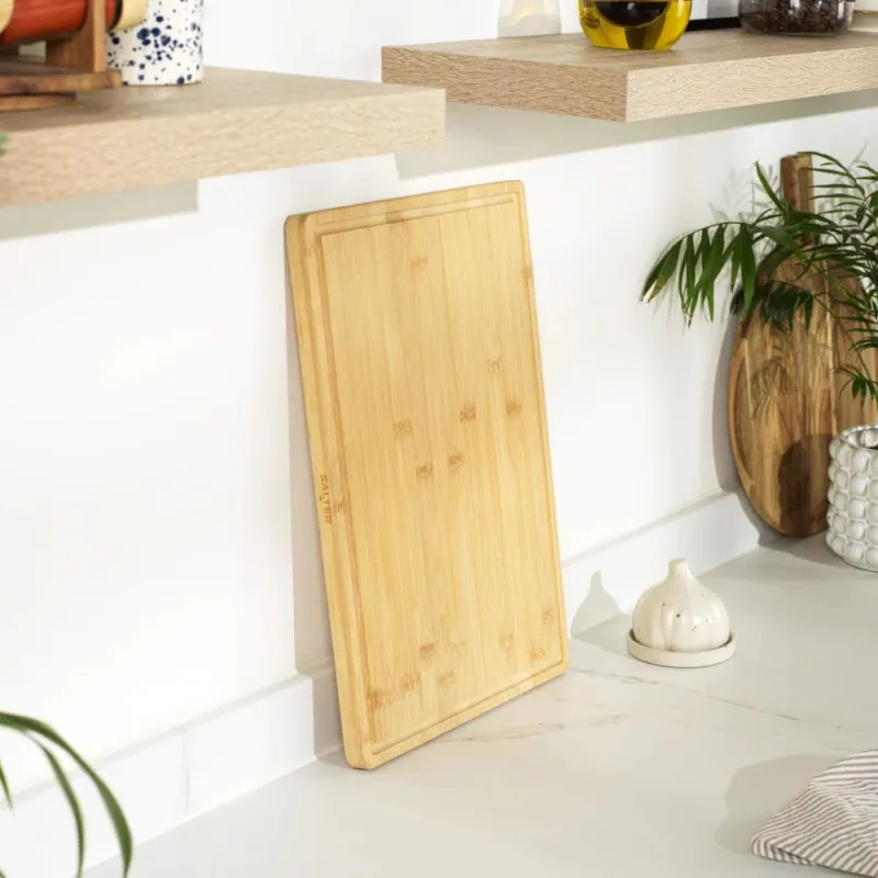 Salter BW14109 Simple Prep Bamboo Chopping Board 45 x 30 cm
