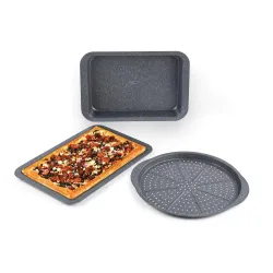 Russell Hobbs RH03756 Metallic Marble 3 Piece Backware Set