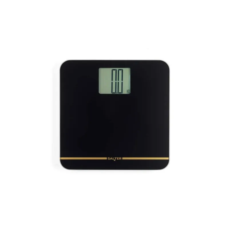 Salter 9075 BGFEU12 Max Electronic Bathroom Scale, Black-Gold