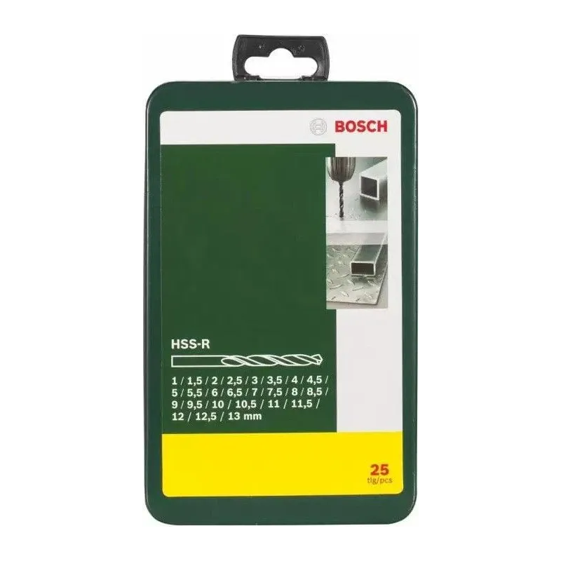 Grąžtų komplektas Bosch, metalas, hss, tiesus, 13 mm x 15.1 cm