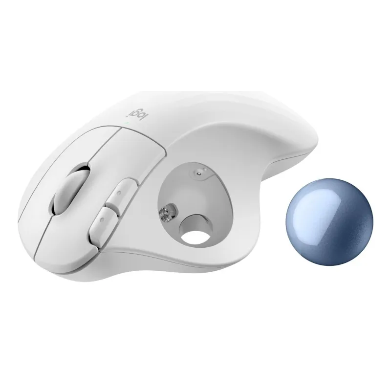 Mouse usb trackball wrl ergo-m575s wh 910-007030 logitech