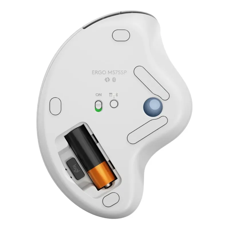 Mouse usb trackball wrl ergo-m575s wh 910-007030 logitech
