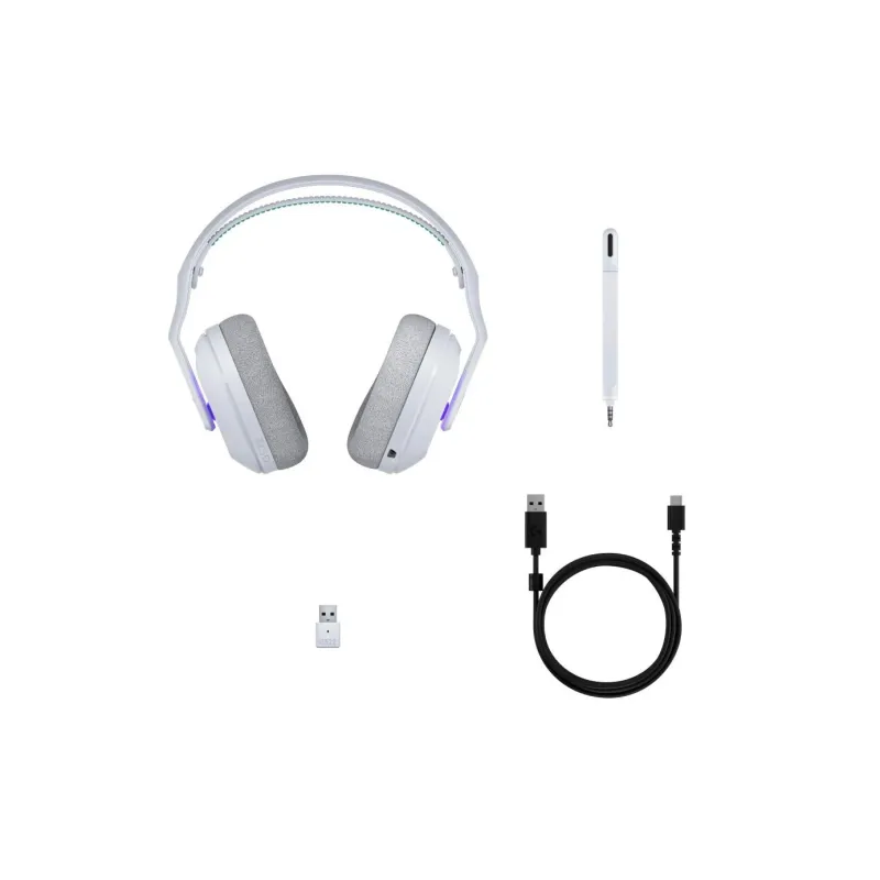 Headset stereo g522 lightspeed-white 981-001550 logitech