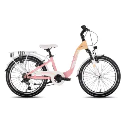 Bērnu velosipēds TABOU Queen 20, koraļļu balts