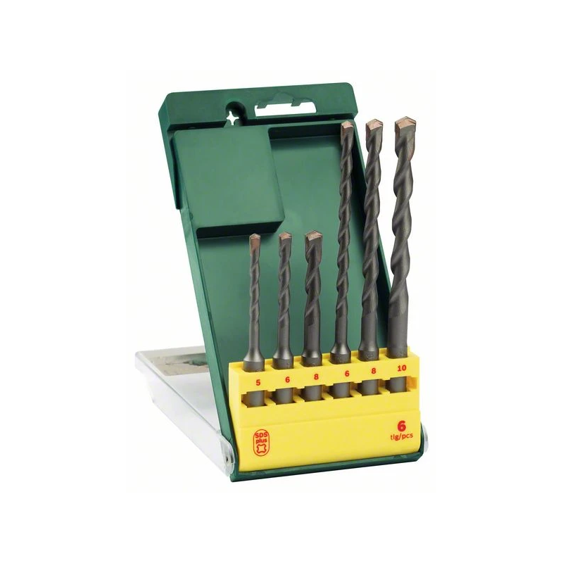 6-daļīgs SDS plus urbju komplekts