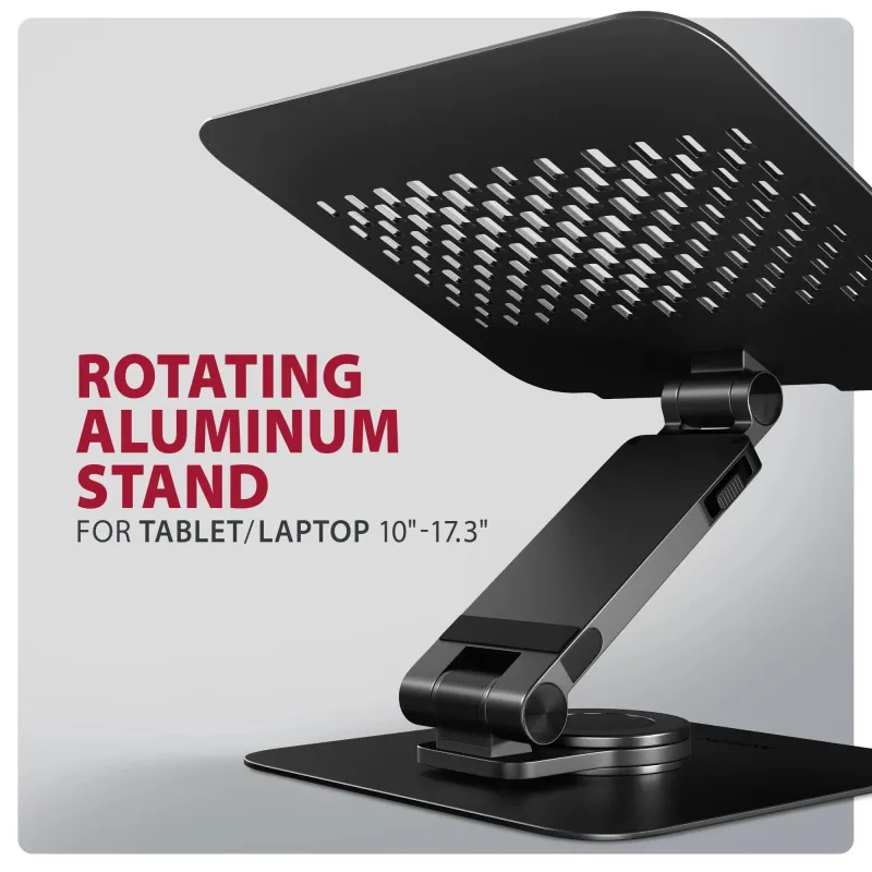 Nb acc stand 10-17 rotating-aluminum stnd-lrb axagon