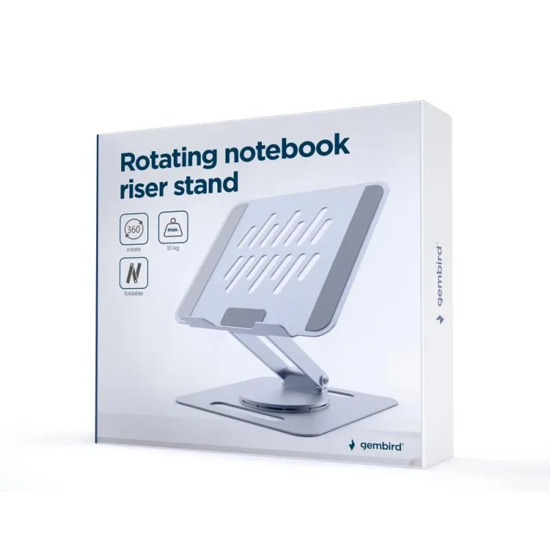 Nb acc riser stand rotating-space grey nbs-dr1-01 gembird