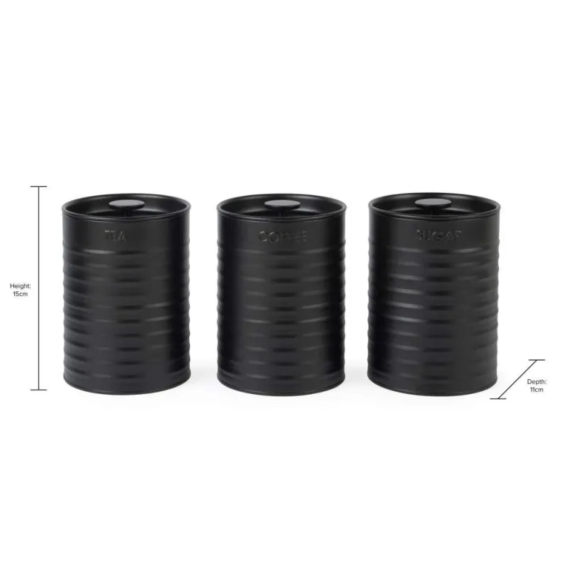 Russell Hobbs RH03268EU7 Liniera 3 Piece Canister Set