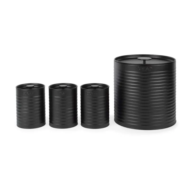 Russell Hobbs RH03270 Liniera 4-Piece Countertop Set, Black