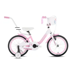 Bērnu velosipēds TABOU Miss, 16 rozā-balts
