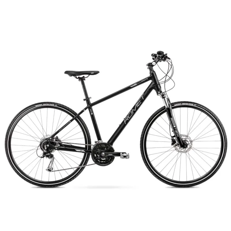 Velosipēds ROMET Orkan 6 M, melns-balts ,M,