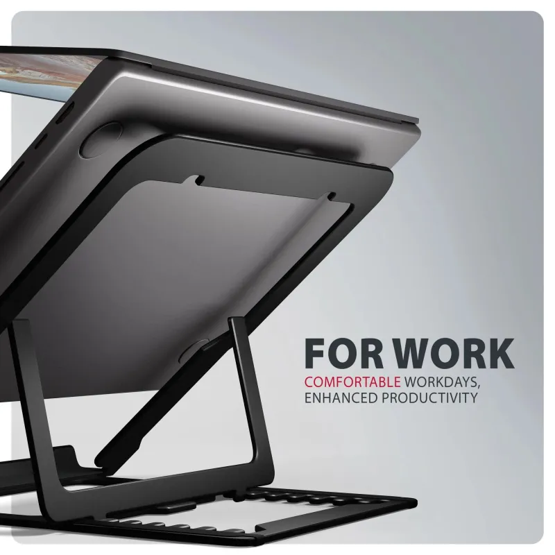Nb acc stand 10-17.3-aluminum black stnd-lab axagon