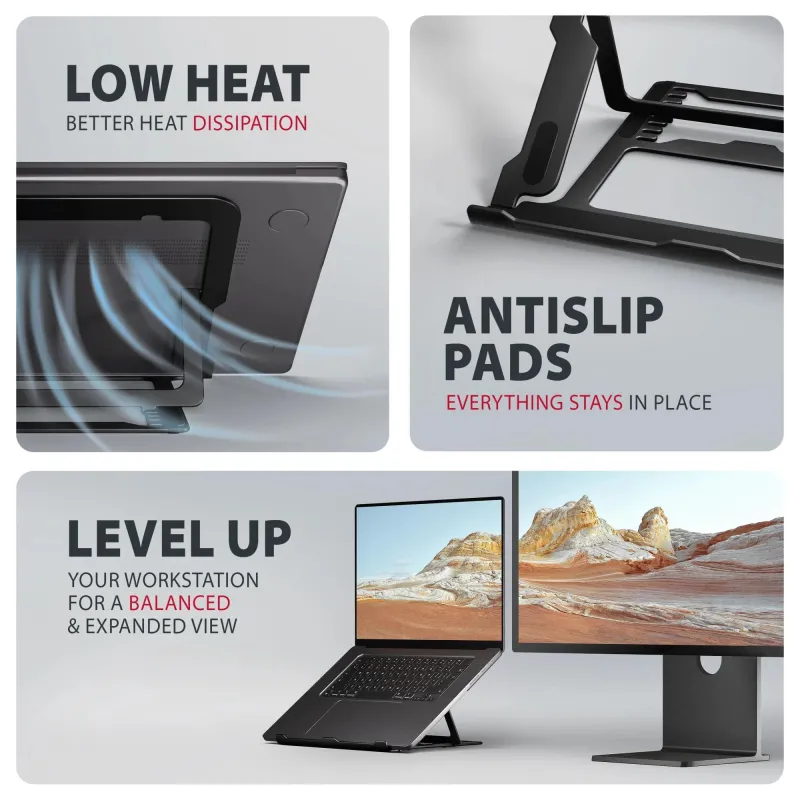 Nb acc stand 10-17.3-aluminum black stnd-lab axagon