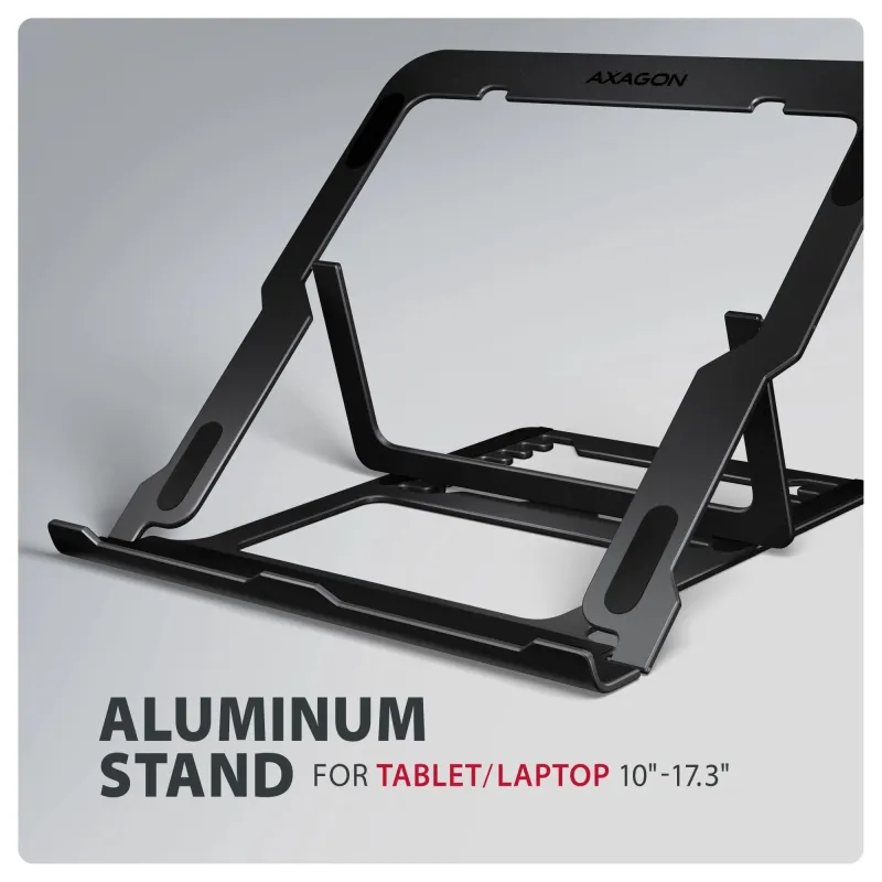 Nb acc stand 10-17.3-aluminum black stnd-lab axagon