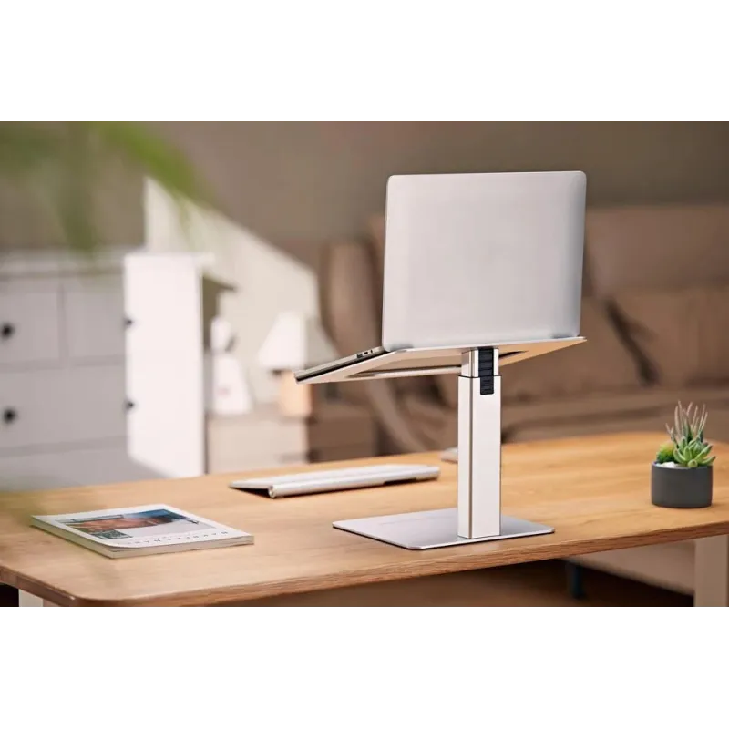 Nb acc riser stand adjustable-silver nbs-d1-02 gembird