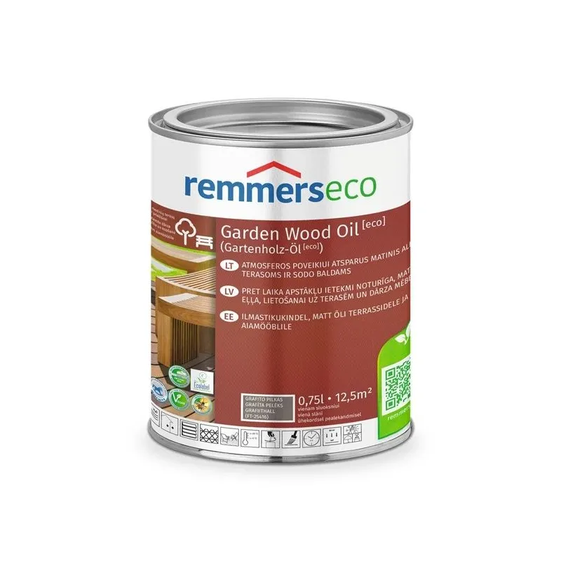 Medienos aliejus Garden Wood Oil Eko. grafito sp 0.75l