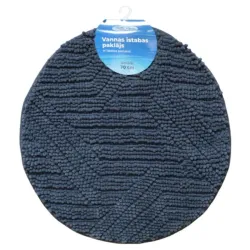 Vannas istabas paklājiņš D70cm Square, pelēks