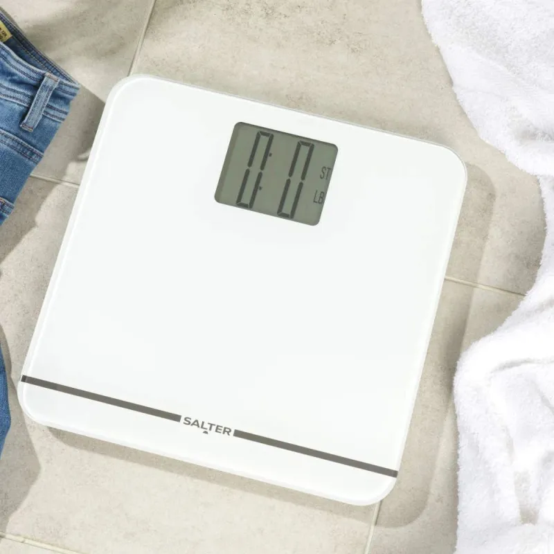 Salter 9075 WFEU12 Max Electronic Bathroom Scale, White