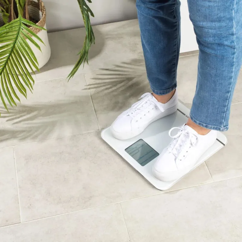 Salter 9075 WFEU12 Max Electronic Bathroom Scale, White
