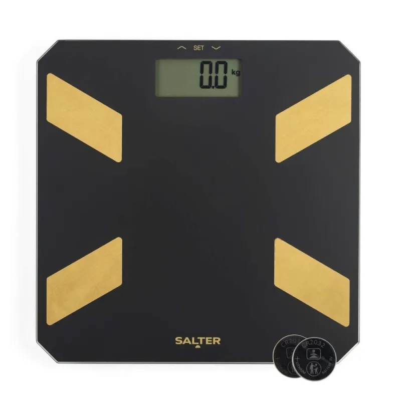 Salter SA00601BGCFEU12 Glass Analyser Scale, Black