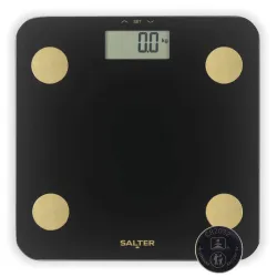 Salter SA00714BGCFEU12 Black & Gold Analyser Scale, Black-Gold