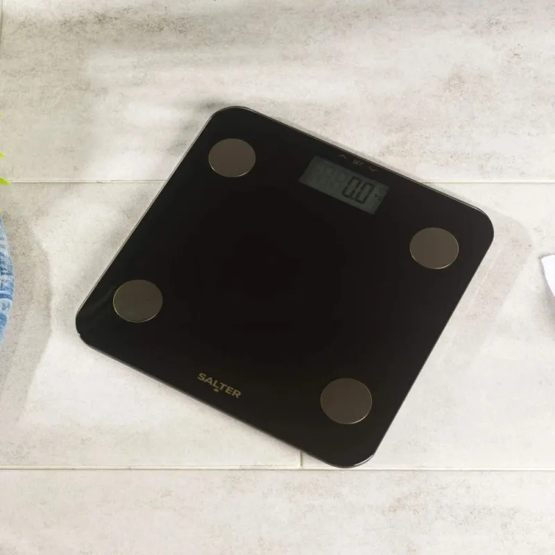 Salter SA00714BGCFEU12 Black & Gold Analyser Scale, Black-Gold