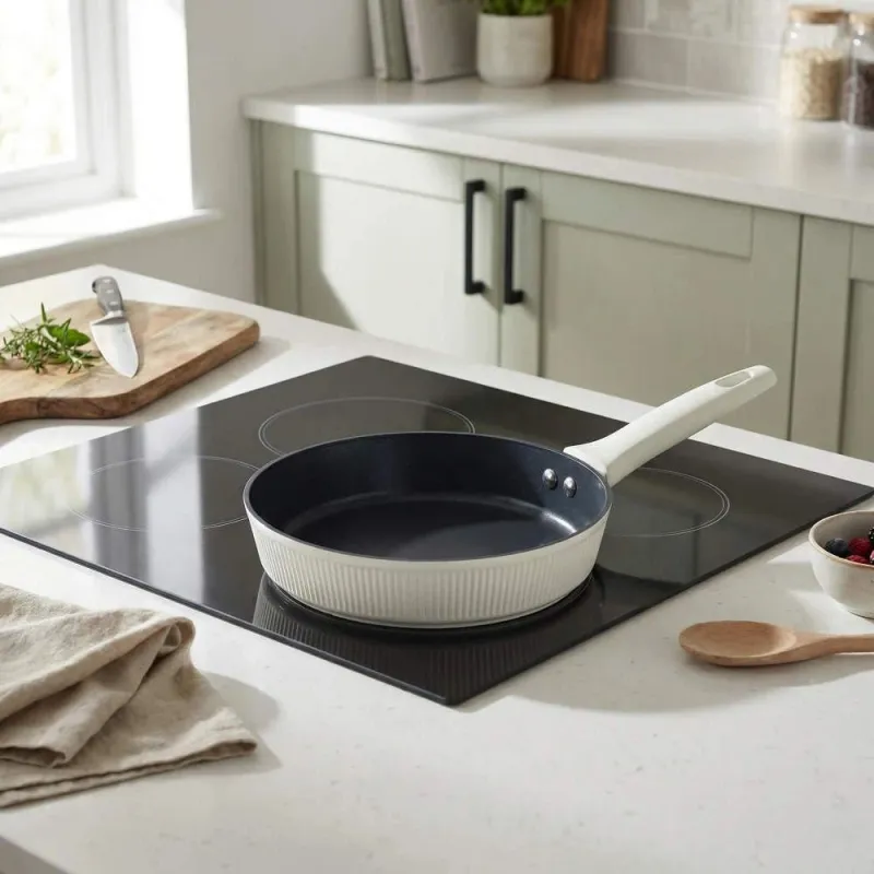 Russell Hobbs RH03861C Cote 24 cm Fry Pan, Cream