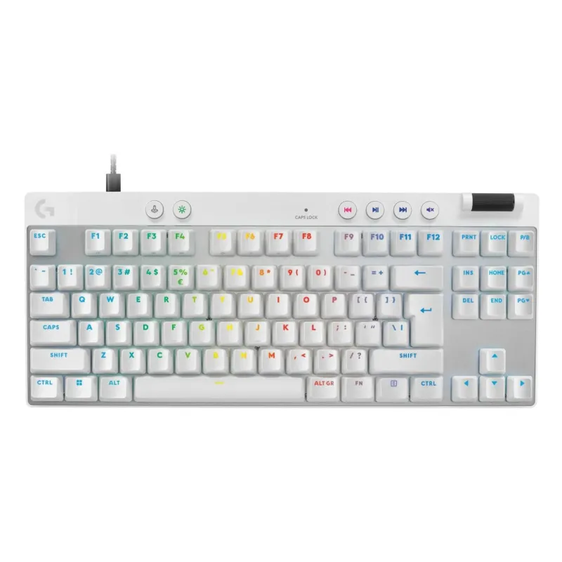 Keyboard pro x tkl rapid-eng white 920-013242 logitech
