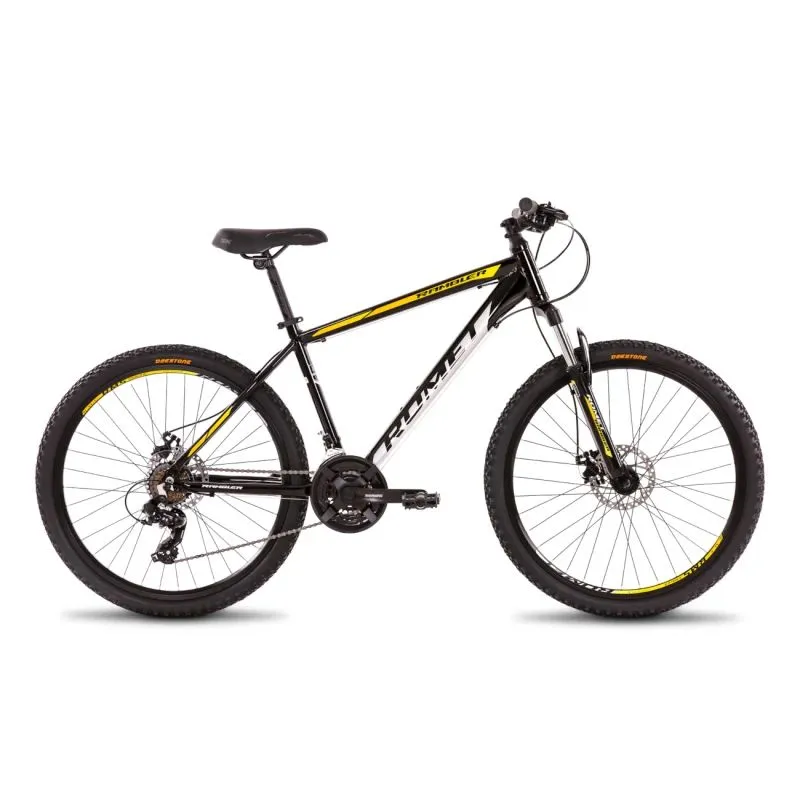 Bērnu velosipēds ROMET Rambler R6.2, 26 17 M, melns-dzeltens