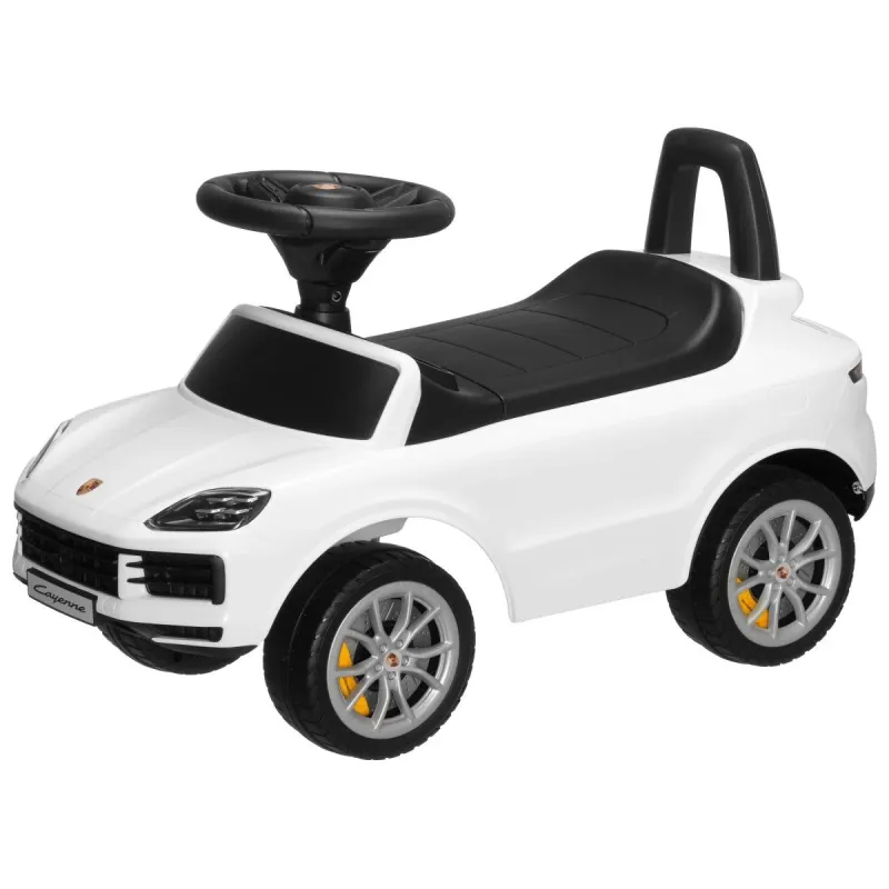 Rotaļlieta skrejrats Porsche Cayenne balts, max 23kg