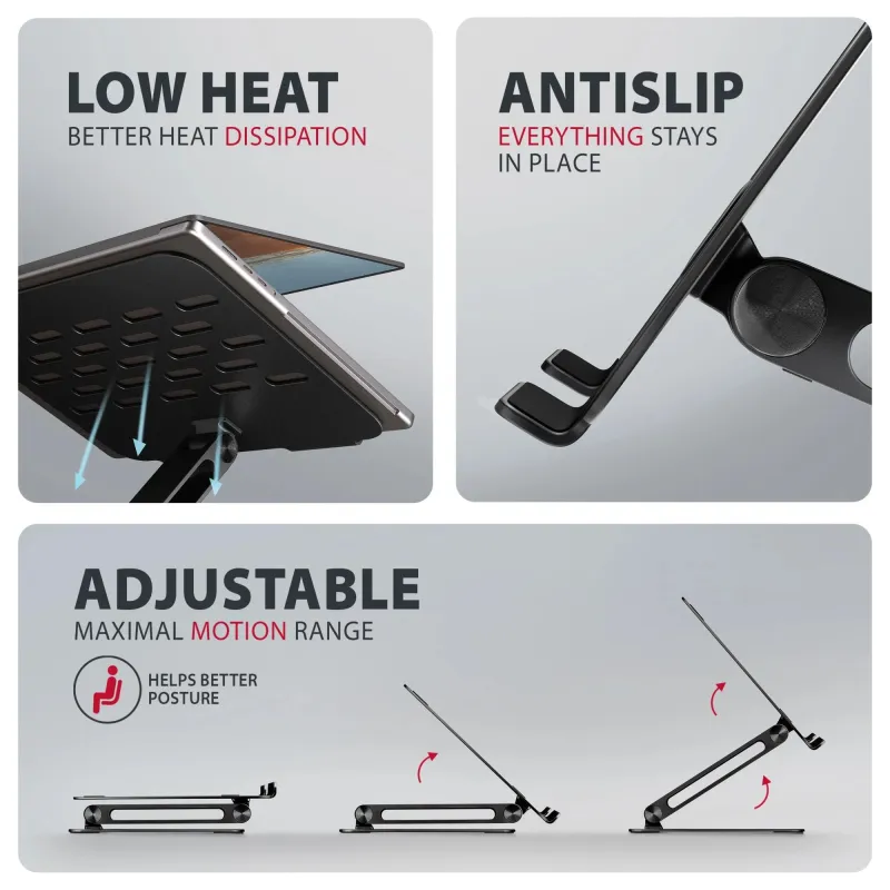 Nb acc stand 10-17.3-aluminum hq stnd-lqb axagon