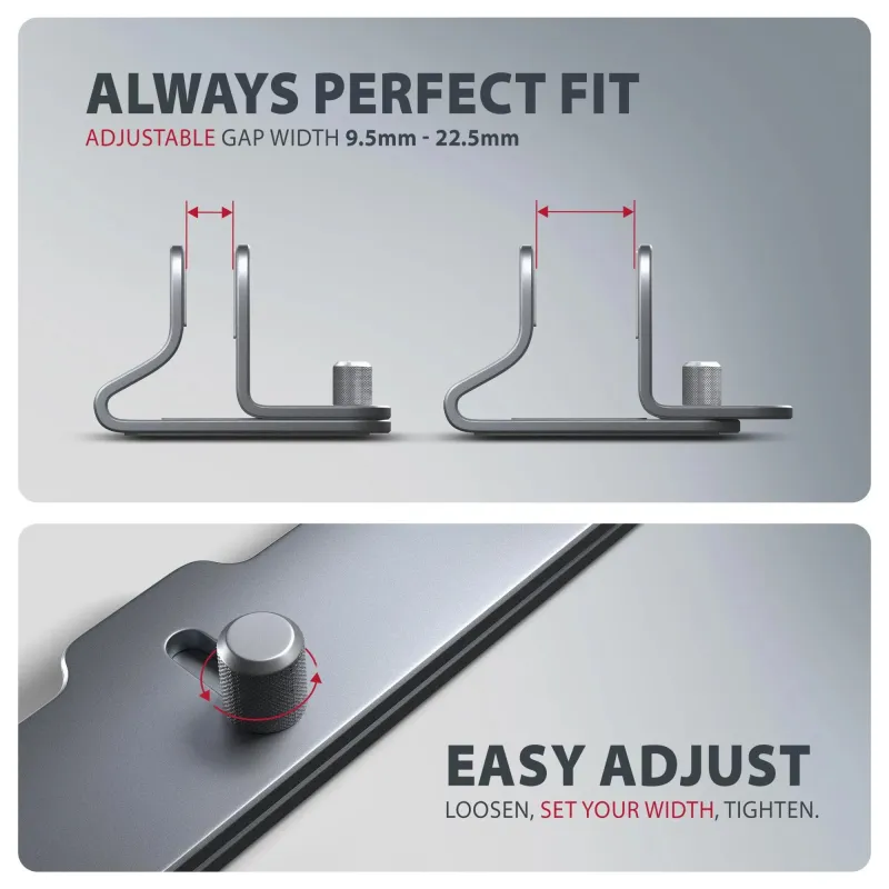Nb acc stand 10-17.3-vert. aluminum stnd-vg axagon