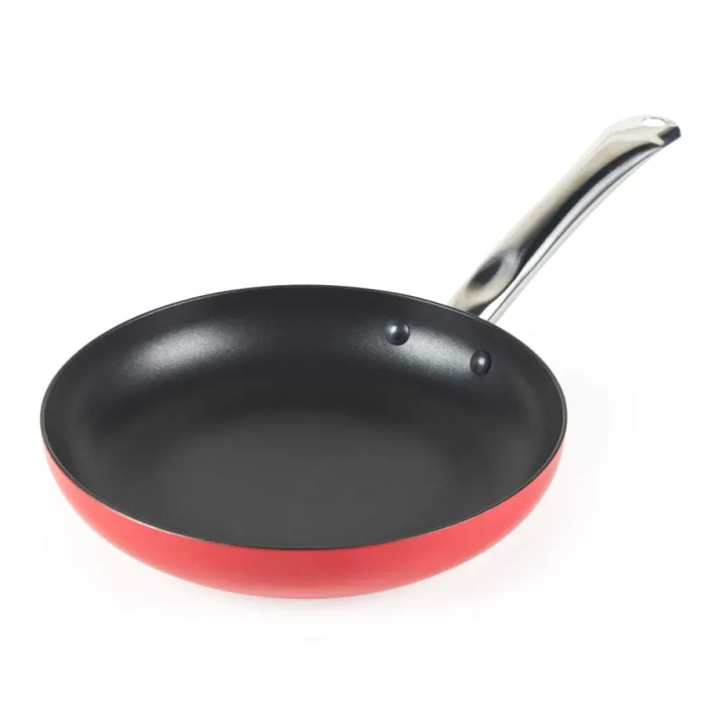 Russell Hobbs RH03821 Riviera 4-Piece Pan Set, Red