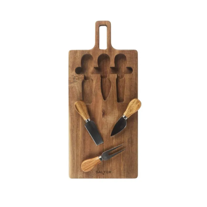 Salter BW14826 Toronto Cheese Board, Acacia Wood