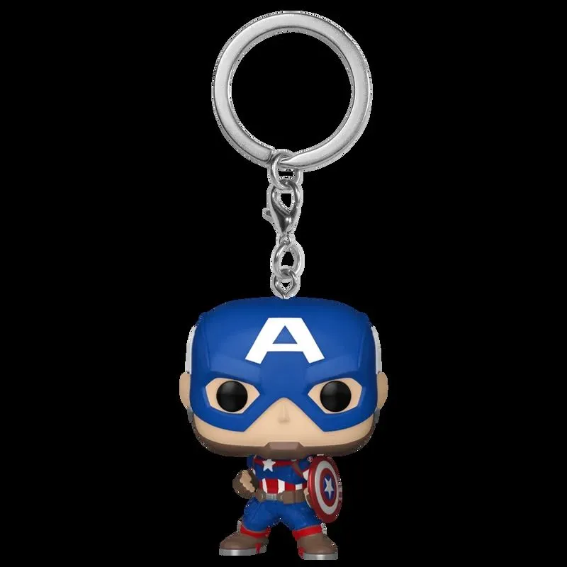 FUNKO POP! Atslēgu piekariņš: Marvel - Captain America