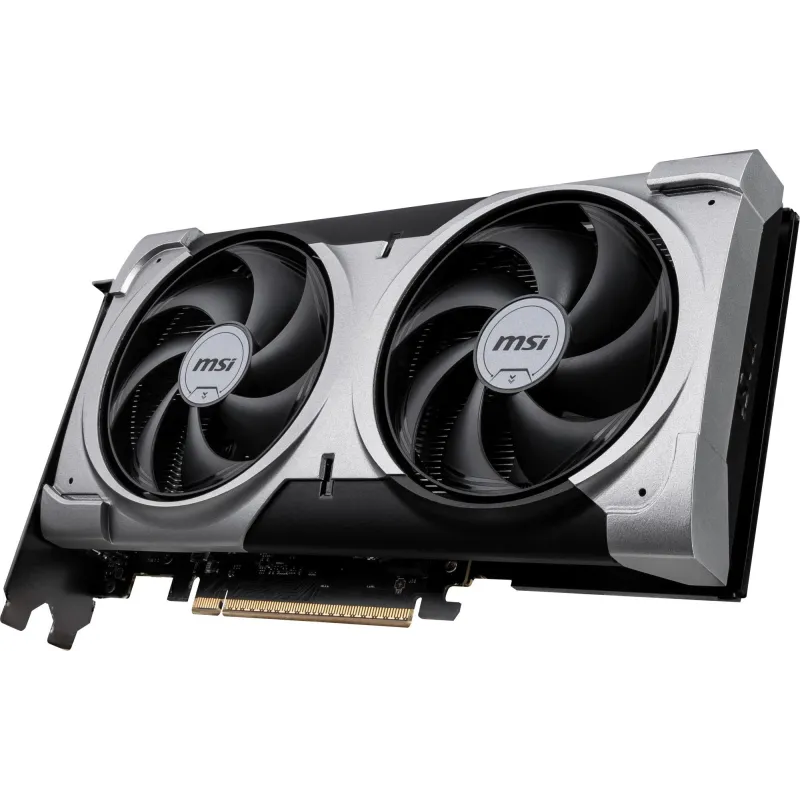 Graphics Card-MSI-NVIDIA GeForce RTX 5060 Ti-16 GB-GDDR7-128 bit-PCIE 5.0 16x-Dual Slot Fansink-5060TI16GVENTUS2XOCPLUS