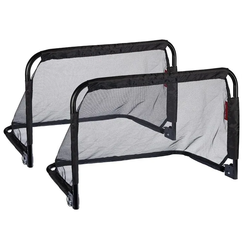 Football goal steel 90x60x60 2 pcs