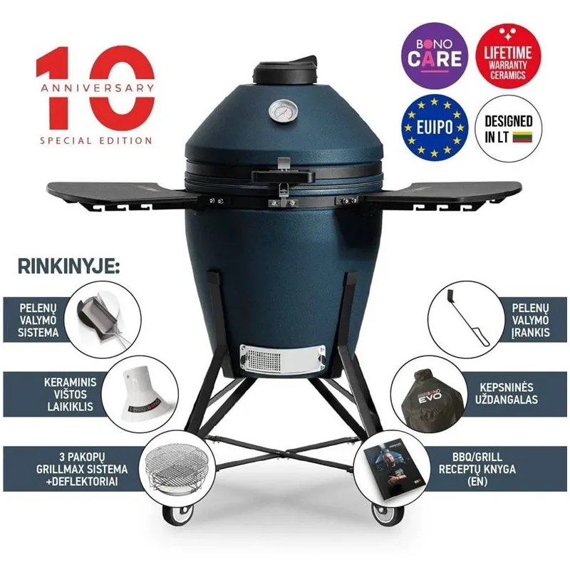 Grill kamadobono media evo 22 blue matte