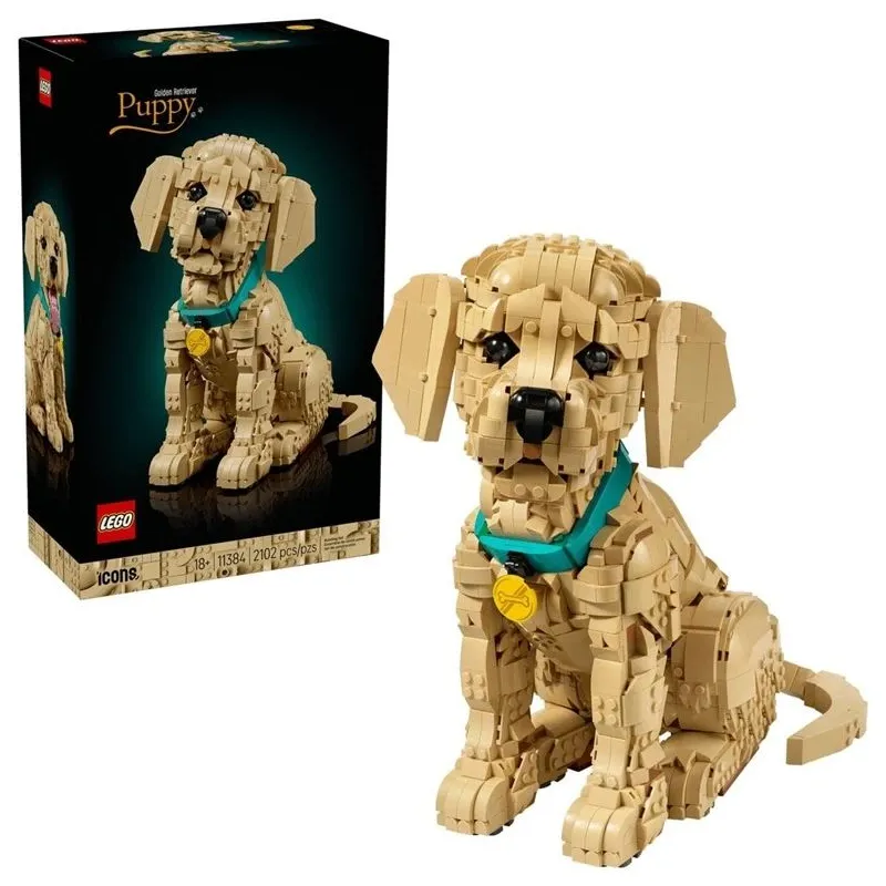 Konstruktors LEGO Icons Zelta retr kucēns 11384. 2102 gab.