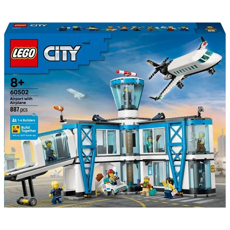 LEGO City Lidosta ar lidmašīnu konstruktors 60502. 887 gab.