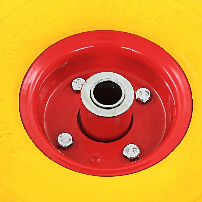 vidaXL ķerras riteņi, 4 gab., PU, 3.00-4 ,245x82,