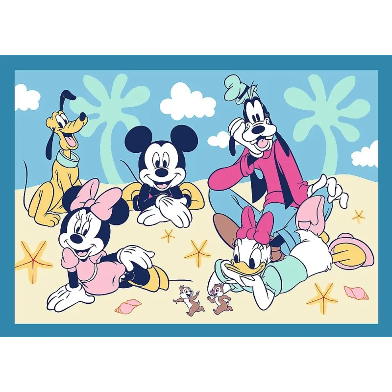 TREFL DISNEY Pužļu komplekts 4in1 Mikijs