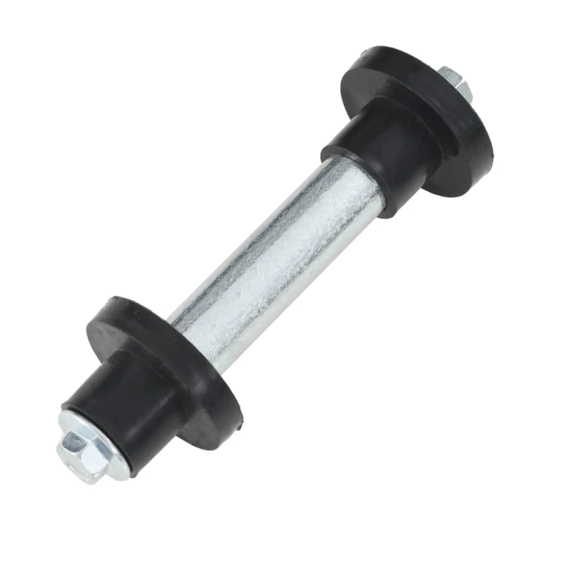 vidaXL ķerras ritenis ar asi, izturīgs PU, 4.00-8.390 mm