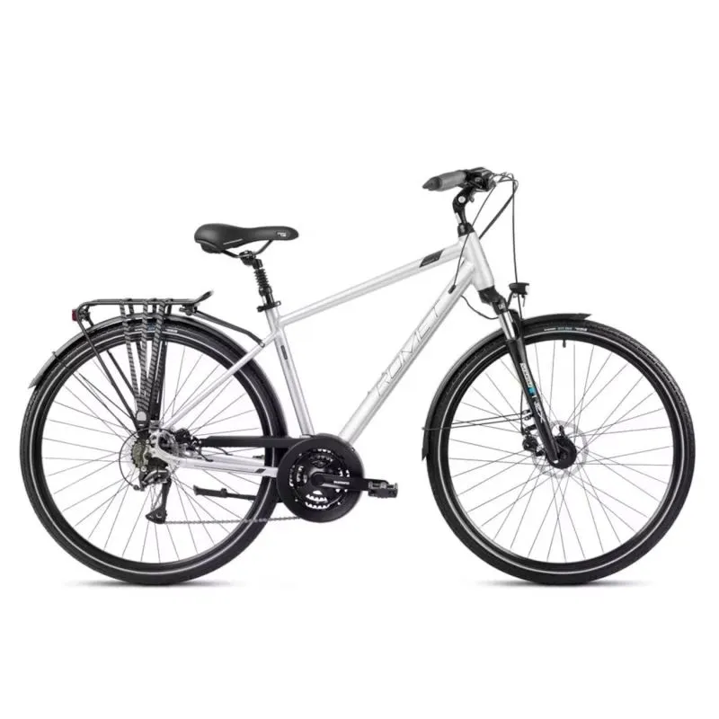 Velosipēds ROMET Wagant 4, sudrabmelns ,M,