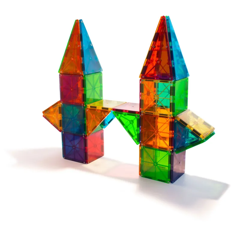 MAGNA-TILES Krāsaini magnētiskie konstruktori, 100 gab.