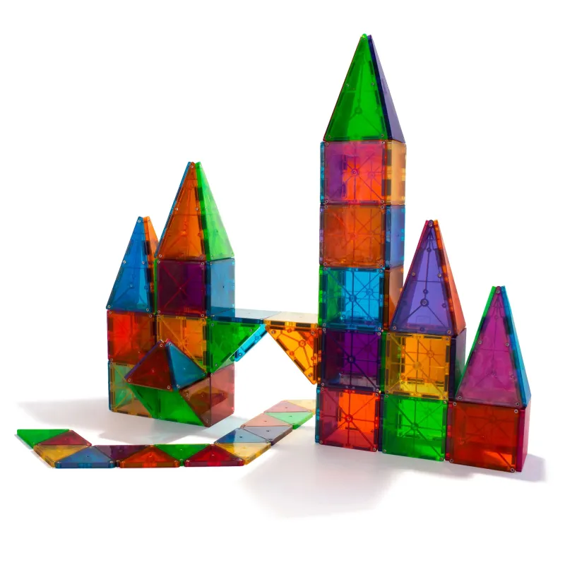 MAGNA-TILES Krāsaini magnētiskie konstruktori, 100 gab.
